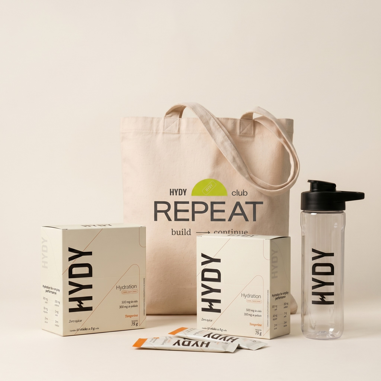 Hydration Starter Kit Tangerina