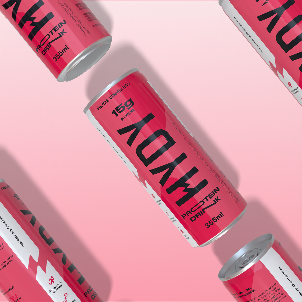 Protein Drink Frutas Vermelhas