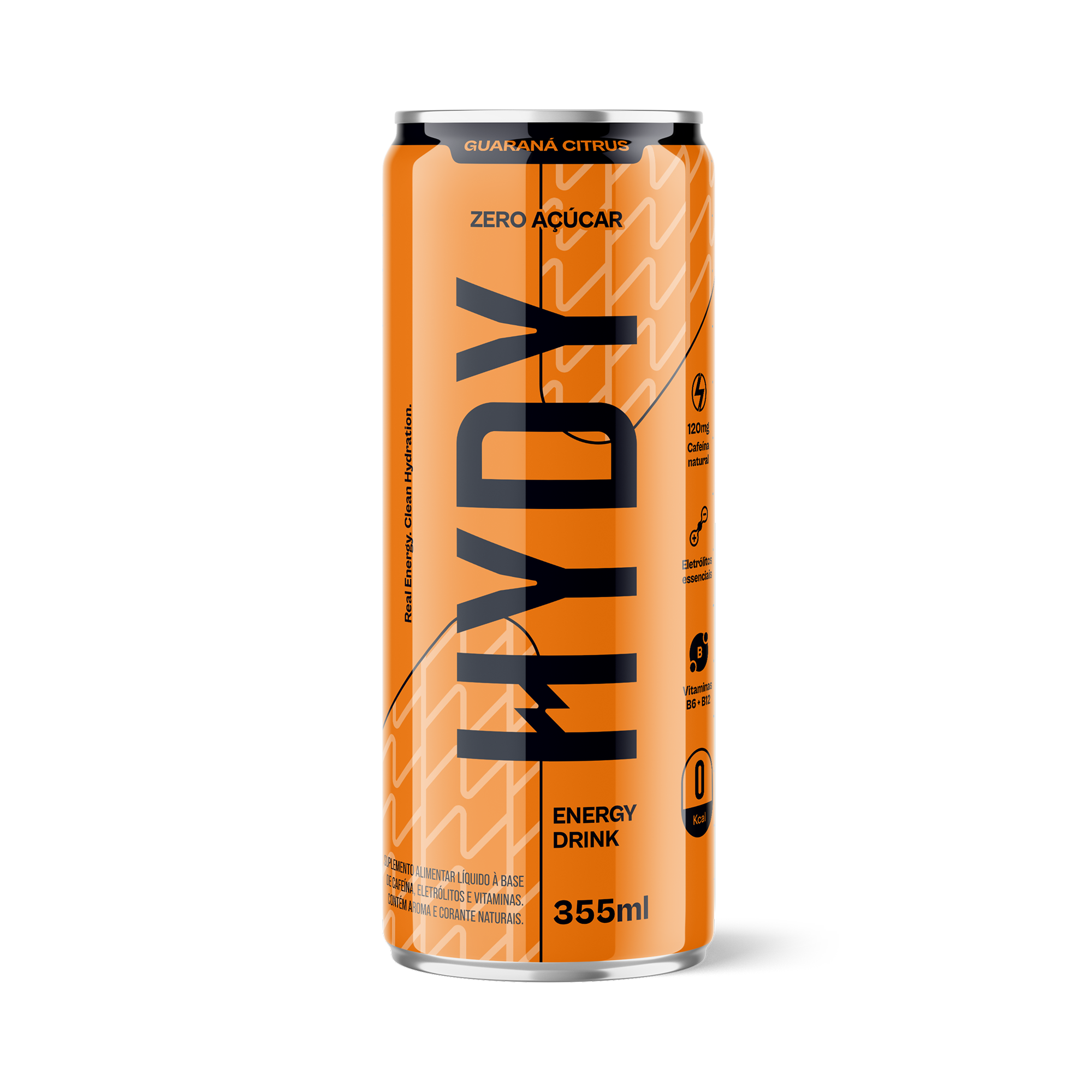 HYDY Energy Drink Guaraná Citrus - 6 latas