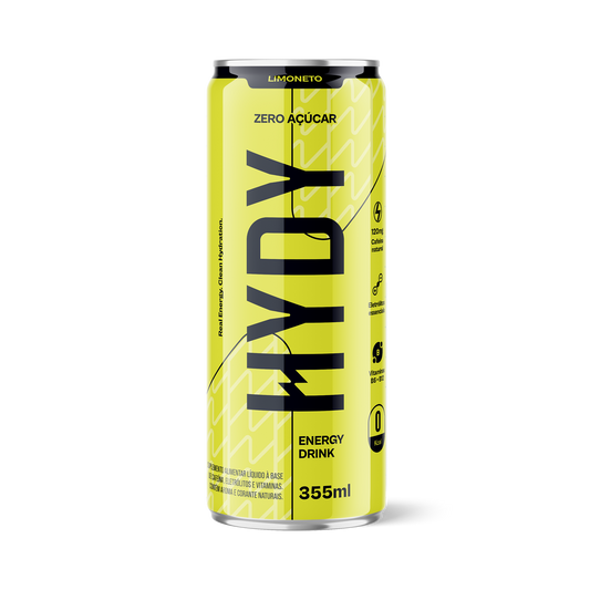 HYDY Energy Drink Limoneto - 6 latas