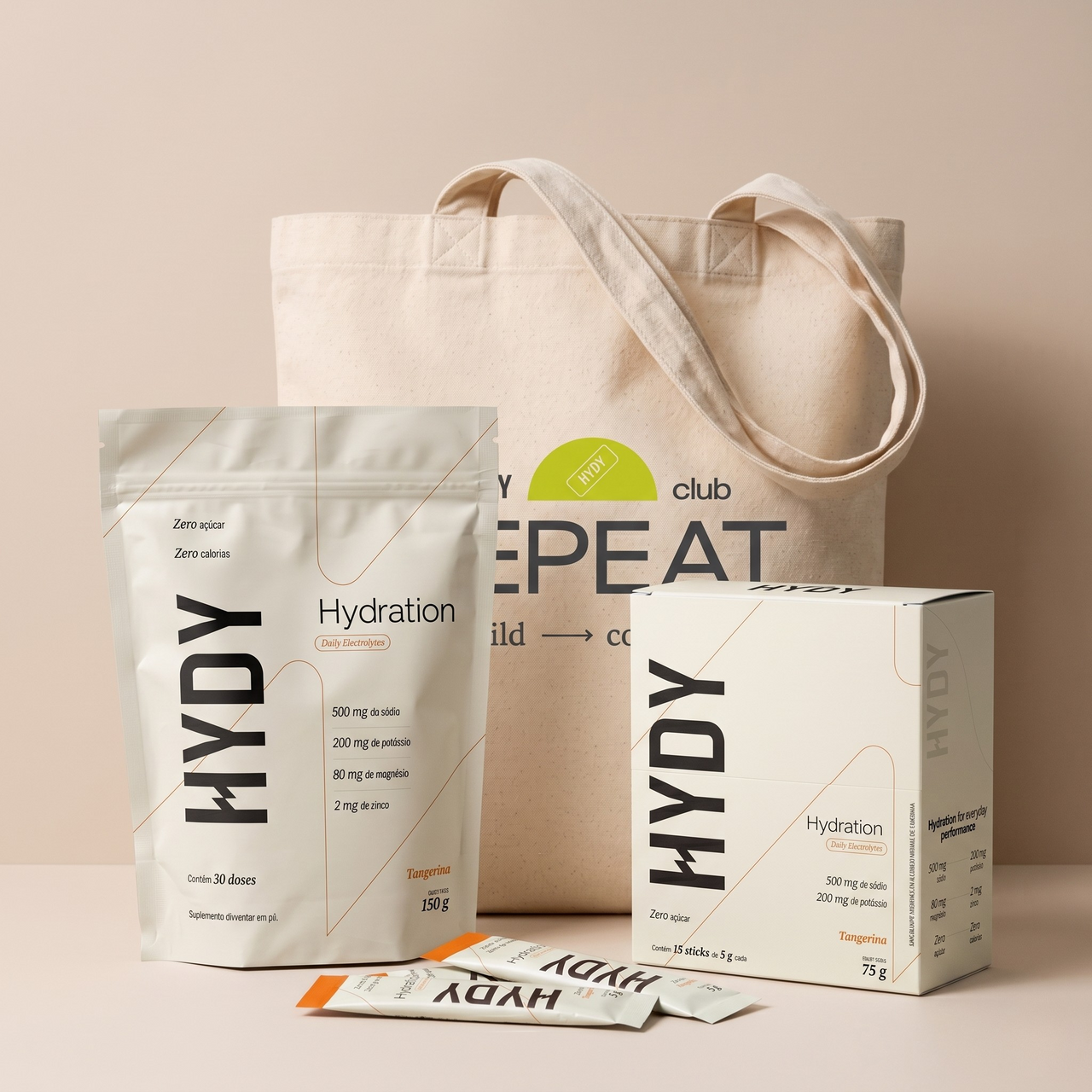 Hydration Starter Kit Tangerina