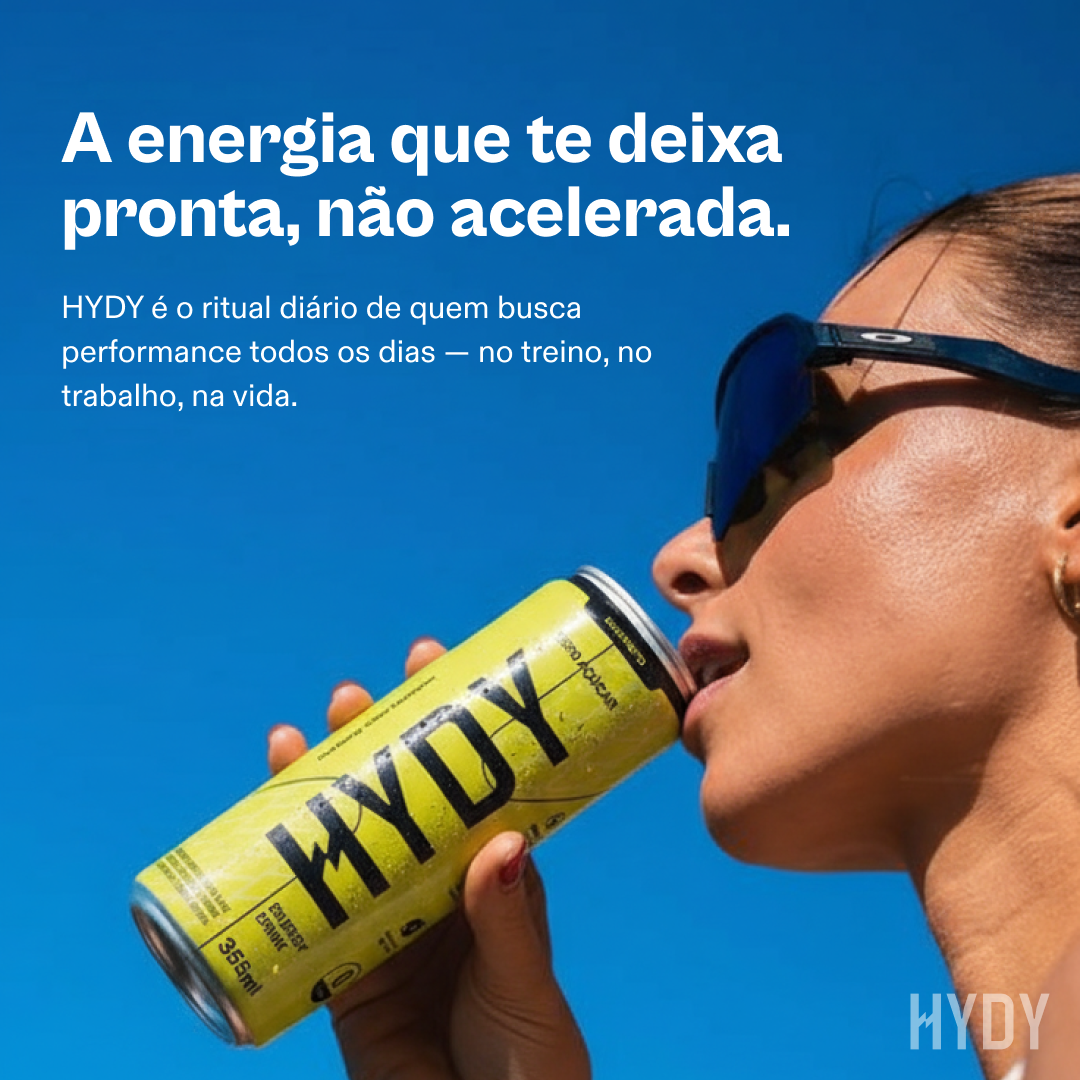 HYDY Energy Drink Limoneto - 6 latas