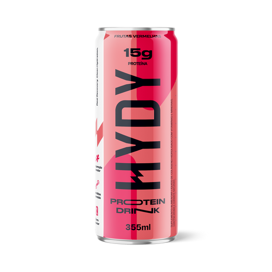 HYDY Protein Drink Frutas Vermelhas - 6 latas