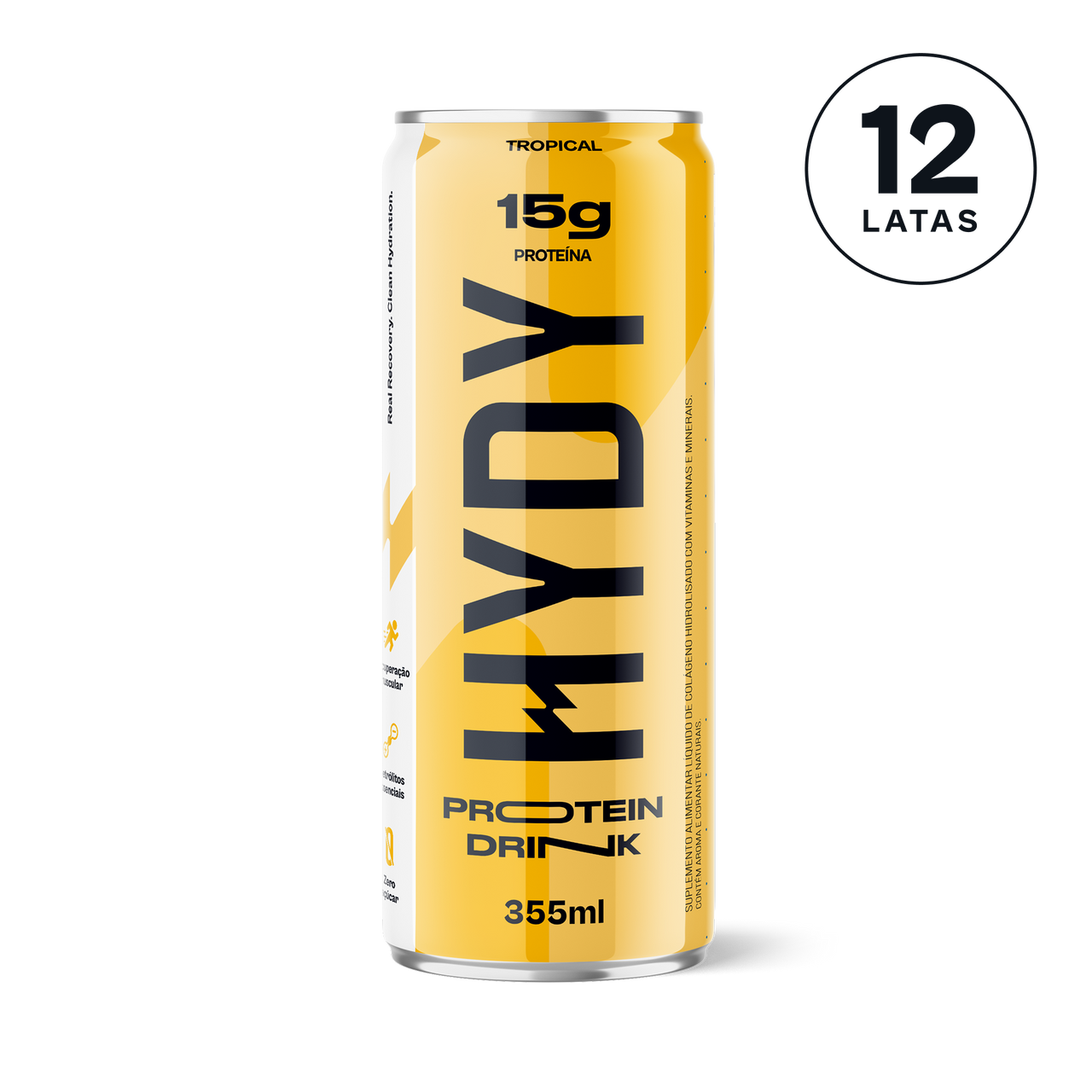 HYDY Protein Tropical - 12 Latas
